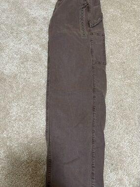 American Eagle Outfitters Brown Stretch Cargo Pants